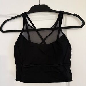 lululemon Energy Longline Bra black size 6